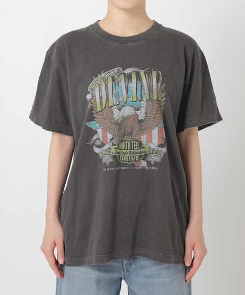 FRAMeWORK（フレームワーク）の「≪追加≫GOOD ROCK SPEED motorcycle TEE（Tシャツ/カットソー・レディース・スミクロ・FREE）」の19枚目の写真