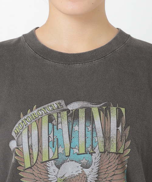 FRAMeWORK（フレームワーク）の「≪追加≫GOOD ROCK SPEED motorcycle TEE（Tシャツ/カットソー・レディース・スミクロ・FREE）」の16枚目の写真