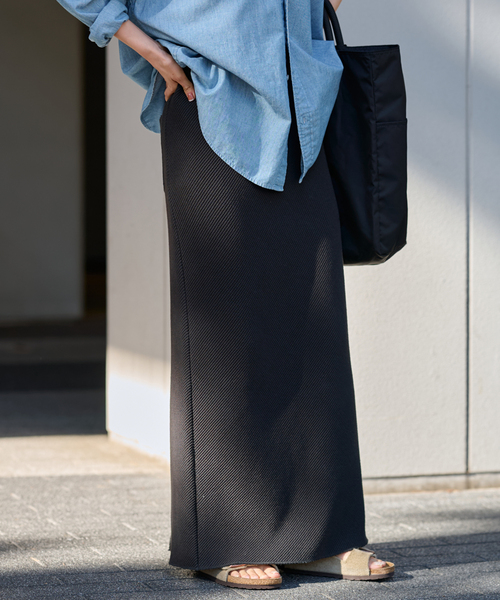 FRAMeWORK ワッフルストレートスカート 38 FRAMeWORK スカート ワッフルストレートスカート : ZOZOTOWN