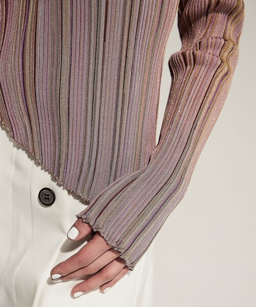 PHOTOCOPIEU/フォトコピュー】ASYMMETRIC OVAL JUMPER/アシンメトリー 