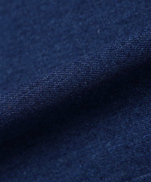 F i.n.t（フィント）の「【2サイズ展開】リボンタイ付きパフスリーブデニムワンピース/ fint　フィント（ワンピース・レディース・インディゴブルー/ブラック・1/2）」の14枚目の写真