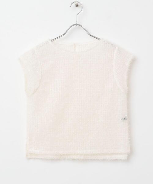 URBAN RESEARCH ROSSO WOMEN（アーバンリサーチ　ロッソ）の「フェザーチュールプルオーバー（その他トップス・レディース・ベージュ系その他/オフホワイト・FREE）」の6枚目の写真