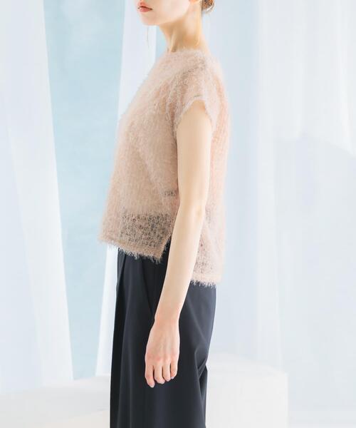 URBAN RESEARCH ROSSO WOMEN（アーバンリサーチ　ロッソ）の「フェザーチュールプルオーバー（その他トップス・レディース・ベージュ系その他/オフホワイト・FREE）」の14枚目の写真