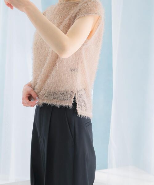 URBAN RESEARCH ROSSO WOMEN（アーバンリサーチ　ロッソ）の「フェザーチュールプルオーバー（その他トップス・レディース・ベージュ系その他/オフホワイト・FREE）」の19枚目の写真