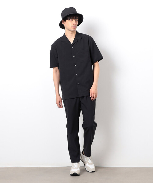 COMME CA ISM(コムサイズム)の「【セットアップ対応】リネンライク ポリエステル オープンカラーシャツ(シャツ/ブラウス・メンズ・ベージュ/カーキ/ブラック・X-LARGE/LARGE/MEDIUM)」の11枚目の写真