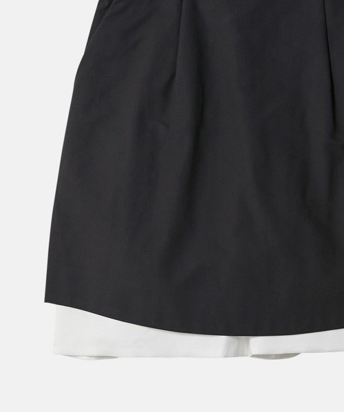 LE CIEL BLEU（ルシェルブルー）の「コントラストミニスカート / Contrast Mini Skirt（スカート・レディース・ベージュ/ブラック・36/34/38）」の7枚目の写真