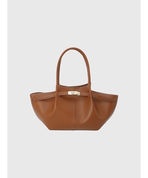 EIMY ISTOIRE（エイミーイストワール）の「ベルテッドトートバッグ（ハンドバッグ・レディース・アイボリー/イエロー/ブラック/キャメル・F）」の4枚目の写真