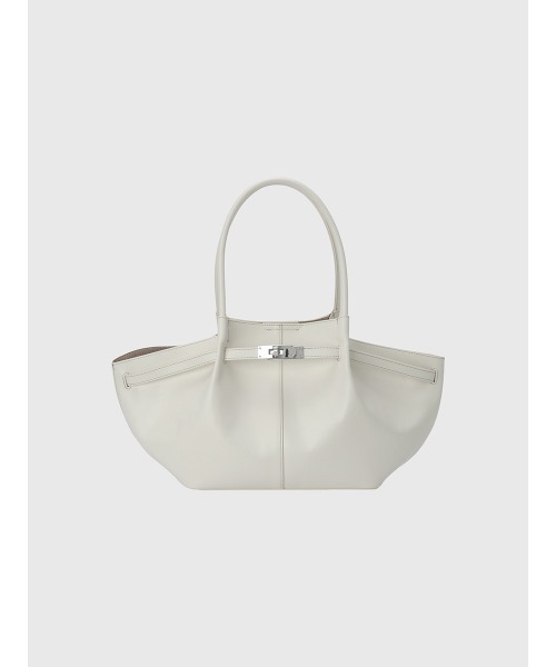 EIMY ISTOIRE（エイミーイストワール）の「ベルテッドトートバッグ（ハンドバッグ・レディース・アイボリー/イエロー/ブラック/キャメル・F）」の9枚目の写真