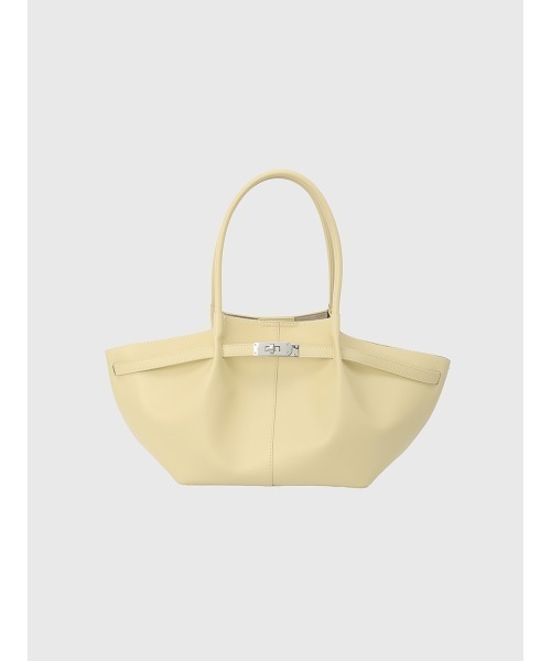 EIMY ISTOIRE（エイミーイストワール）の「ベルテッドトートバッグ（ハンドバッグ・レディース・アイボリー/イエロー/ブラック/キャメル・F）」の11枚目の写真