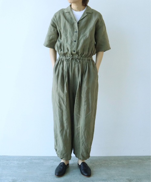 yuni ぽぷりん　オールインワン yuni ポプリン オールインワン 日本製 （yuni ポプリン