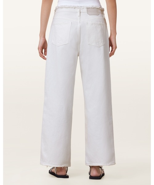 ALLSAINTS(オールセインツ)の「BLAKE WIDE LEG DENIM JEANS | BLAKE ワイド レッグ デニム ジーンズ(デニムパンツ・レディース・ホワイト・24/25/26/27)」の7枚目の写真