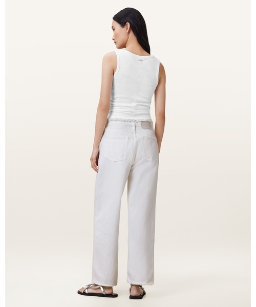 ALLSAINTS(オールセインツ)の「BLAKE WIDE LEG DENIM JEANS | BLAKE ワイド レッグ デニム ジーンズ(デニムパンツ・レディース・ホワイト・24/25/26/27)」の8枚目の写真