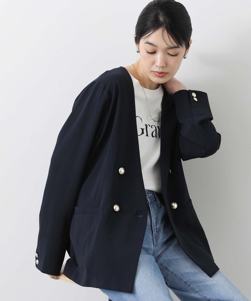【メーカー再生品】 セール】カルゼノーカラージャケット（その他アウター）｜Gready ジャケット・アウター