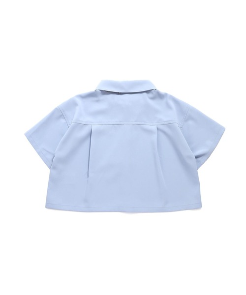 JENNI love（ジェニィラブ）の「チェーンネクタイ付き半そでブラウス（シャツ/ブラウス・キッズ・サックスブルー/オフホワイト/ピンク・130cm/140cm/150cm/160cm）」の21枚目の写真