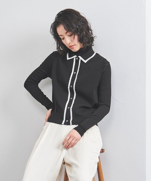 スカラップ レース ニットベスト（ベスト）｜UNITED ARROWS