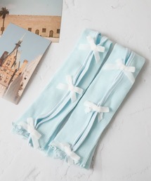 Port(ポート)の【 Port / ポート 】 サイドリボン ロング アームウオーマー #_(アームカバー)