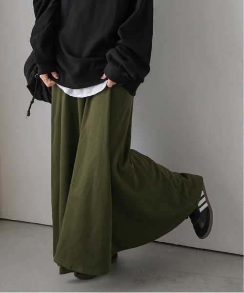 lesperance（レスぺランス）の「Aラインフレアスカート（スカート・レディース・チャコール/ブラウン系/ブラック/カーキ・フリー）」の18枚目の写真