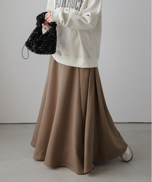 lesperance（レスぺランス）の「Aラインフレアスカート（スカート・レディース・チャコール/ブラウン系/ブラック/カーキ・フリー）」の20枚目の写真