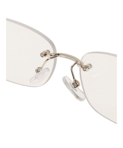 Ungrid（アングリッド）の「リムレス伊達メガネ（メガネ・レディース・クリア・FREE）」の6枚目の写真