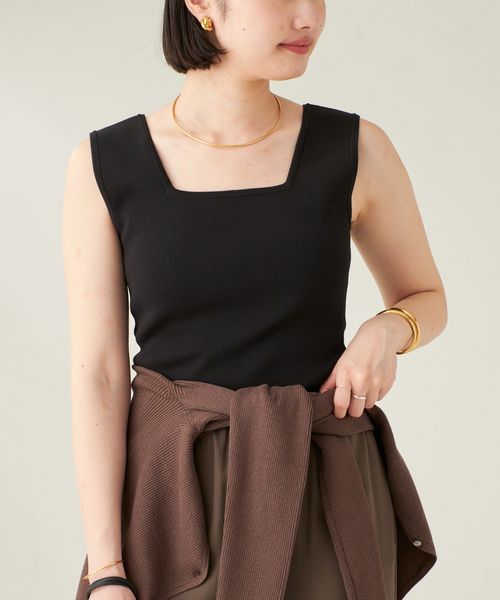plage 【R’IAM】プラージュ シルクネップポンチョプルオーバー ブラウン plage（プラージュ）の「【R'IAM】シルクネップポンチョプル