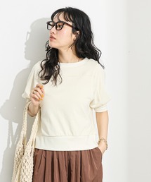 CRAFT STANDARD BOUTIQUE | TC裏毛ボリュームハーフスリーブプルオーバー(スウェット)