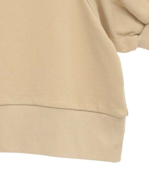 CRAFT STANDARD BOUTIQUE（クラフトスタンダードブティック）の「TC裏毛ボリュームハーフスリーブプルオーバー（スウェット・レディース・アイボリー/ブラック/ベージュ・FREE）」の20枚目の写真