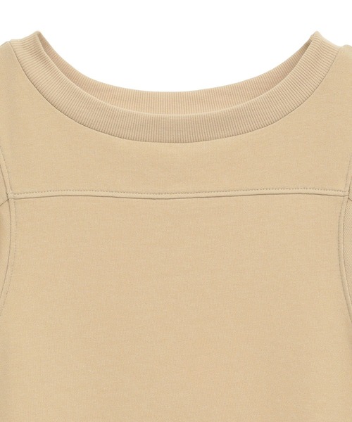 CRAFT STANDARD BOUTIQUE（クラフトスタンダードブティック）の「TC裏毛ボリュームハーフスリーブプルオーバー（スウェット・レディース・アイボリー/ブラック/ベージュ・FREE）」の22枚目の写真