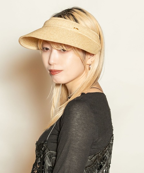 CA4LA（カシラ）の「KARLIE3（サンバイザー・レディース・ピンク/ナチュラル・ONESIZE）」の10枚目の写真