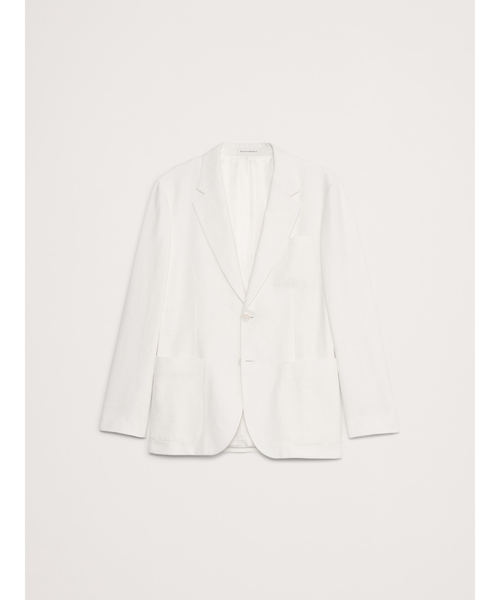 Banana Republic（バナナリパブリック）の「コットンリネン ブレンド スーツジャケット（スーツジャケット・メンズ・ホワイト・40/34/36/42/38）」の5枚目の写真