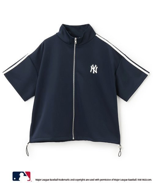 LOVETOXIC（ラブトキシック）の「【LTXC】【MLB】【吸水速乾/さらさら】半袖トラックJK（ジャージ・キッズ・ブラック/ネイビー/オフホワイト/ブラウン・L:160cm/M:150cm/S:140cm）」の8枚目の写真