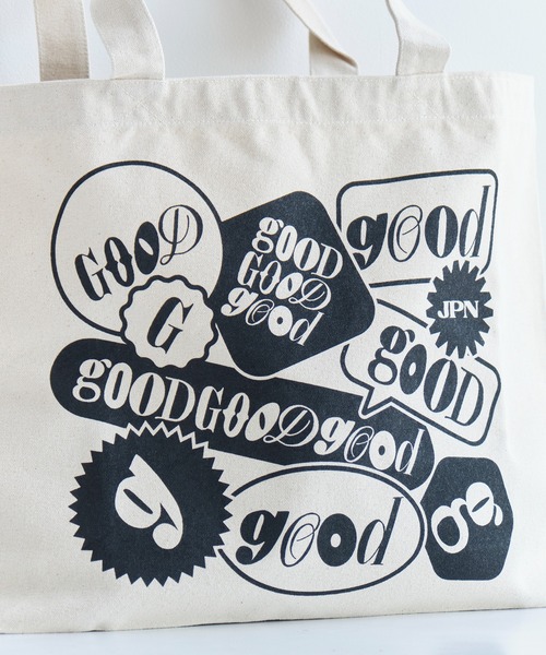 STUDIOUS（ステュディオス）の「【GOOD EDITION/グッドエディション】GOOD TOTE by Shogo Sekine/トートバッグ（トートバッグ・レディース・アイボリー/ブラック・FREE）」の3枚目の写真