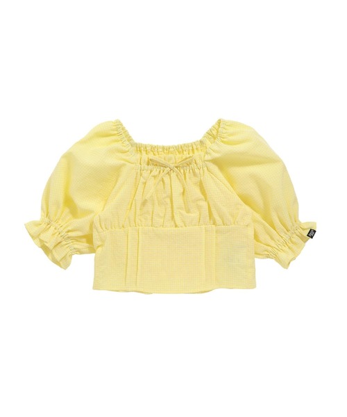 JENNI love(ジェニィラブ)の「スクエアネックパフスリーブブラウス(シャツ/ブラウス・キッズ・ブラック/オフホワイト/イエロー・130cm/140cm/150cm/160cm)」の20枚目の写真