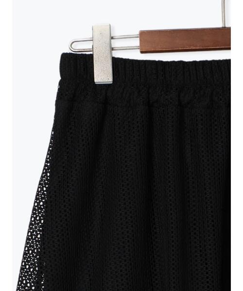 Te chichi TERRASSE（テチチテラス）の「メッシュアシメティアードスカート《2025summer catalog item》（スカート・レディース・ブラック/オフホワイト/ブラウン・F）」の18枚目の写真