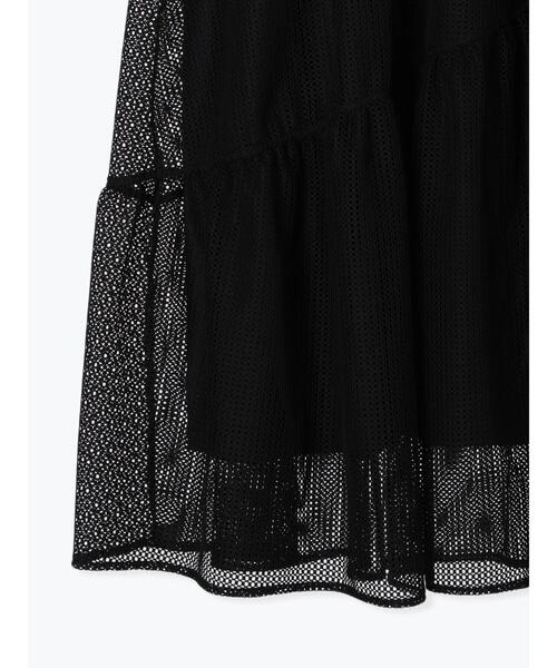 Te chichi TERRASSE（テチチテラス）の「メッシュアシメティアードスカート《2025summer catalog item》（スカート・レディース・ブラック/オフホワイト/ブラウン・F）」の19枚目の写真