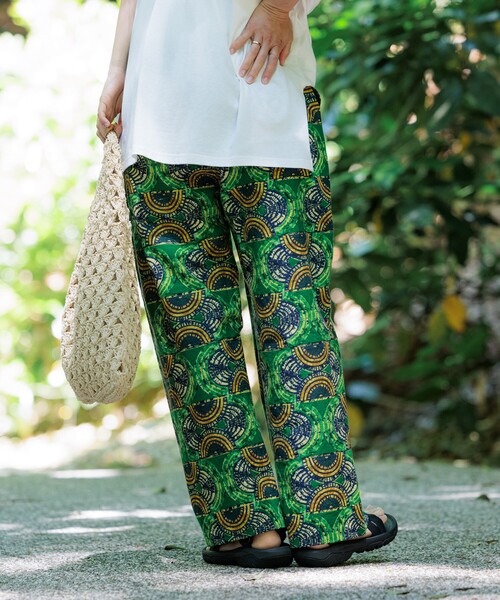 FREAK'S STORE（フリークスストア）の「インド バティック調パンツ/総柄イージーパンツ（その他パンツ・レディース・イエロー/オレンジ/グリーン/パープル・ﾌﾘ-）」の17枚目の写真