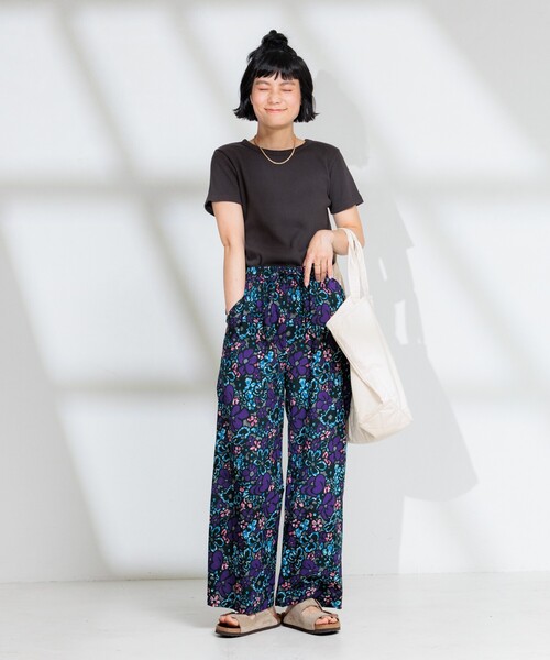 FREAK'S STORE（フリークスストア）の「インド バティック調パンツ/総柄イージーパンツ（その他パンツ・レディース・イエロー/オレンジ/グリーン/パープル・ﾌﾘ-）」の19枚目の写真