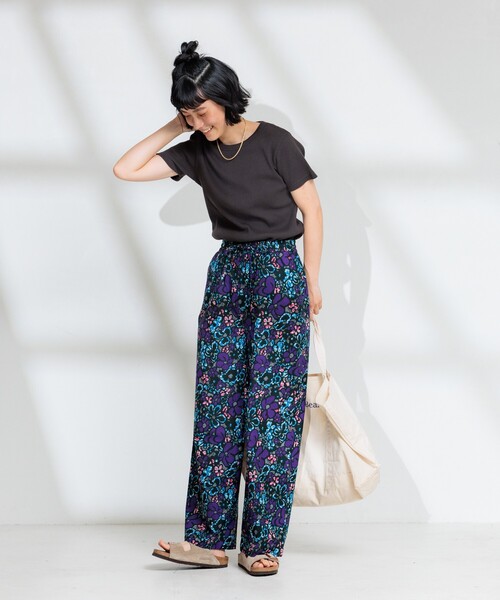 ENOF イナフ liberty pants パンツ 総柄 ENOF（イナフ）の「liberty pants（その他パンツ）」 - WEAR