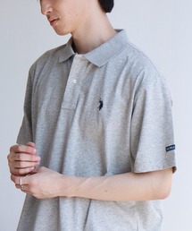 【U.S. POLO ASSN./ユーエスポロアッスン】ワンポイント刺繍 接触冷感 半袖 ポロシャツ