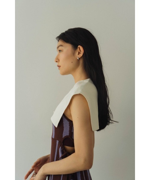 Knuth Marf(クヌースマーフ)の「accent big collar(その他トップス・レディース・ホワイト/ブラック・FREE)」の7枚目の写真