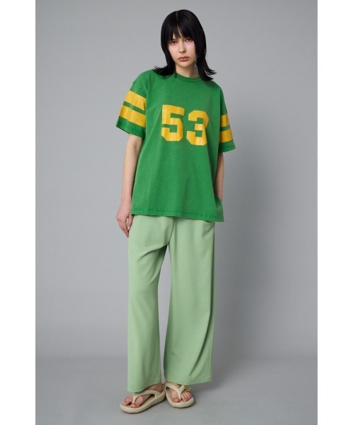HeRIN.CYE（ヘリンドットサイ）の「No.53 Tee（Tシャツ/カットソー・レディース・グリーン/ネイビー・FREE）」の3枚目の写真