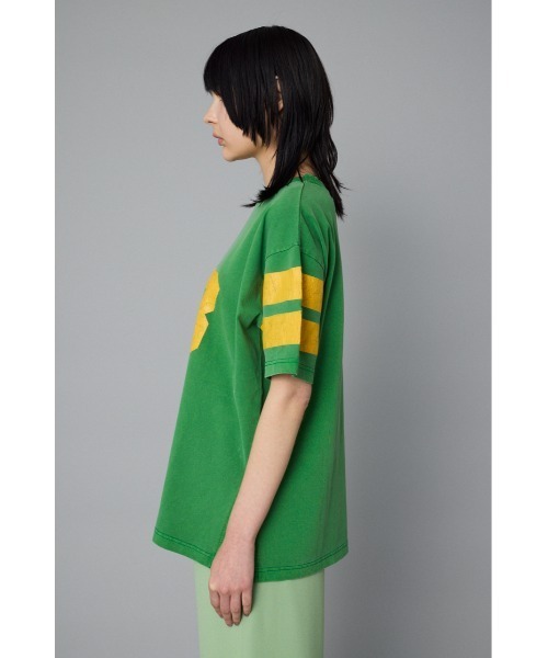 HeRIN.CYE（ヘリンドットサイ）の「No.53 Tee（Tシャツ/カットソー・レディース・グリーン/ネイビー・FREE）」の4枚目の写真