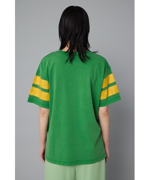 HeRIN.CYE（ヘリンドットサイ）の「No.53 Tee（Tシャツ/カットソー・レディース・グリーン/ネイビー・FREE）」の5枚目の写真