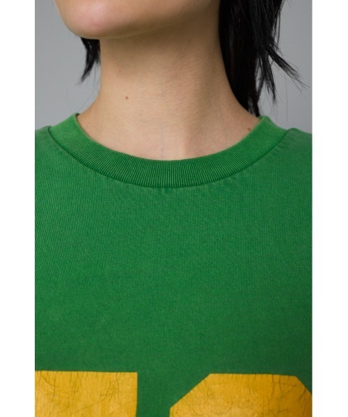 HeRIN.CYE（ヘリンドットサイ）の「No.53 Tee（Tシャツ/カットソー・レディース・グリーン/ネイビー・FREE）」の6枚目の写真