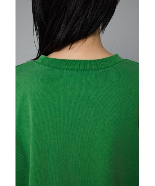 HeRIN.CYE（ヘリンドットサイ）の「No.53 Tee（Tシャツ/カットソー・レディース・グリーン/ネイビー・FREE）」の7枚目の写真