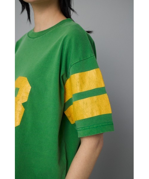 HeRIN.CYE（ヘリンドットサイ）の「No.53 Tee（Tシャツ/カットソー・レディース・グリーン/ネイビー・FREE）」の8枚目の写真