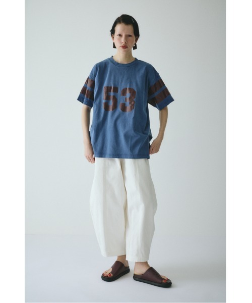 HeRIN.CYE（ヘリンドットサイ）の「No.53 Tee（Tシャツ/カットソー・レディース・グリーン/ネイビー・FREE）」の11枚目の写真