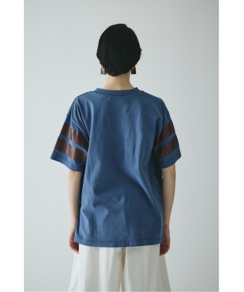 HeRIN.CYE（ヘリンドットサイ）の「No.53 Tee（Tシャツ/カットソー・レディース・グリーン/ネイビー・FREE）」の13枚目の写真