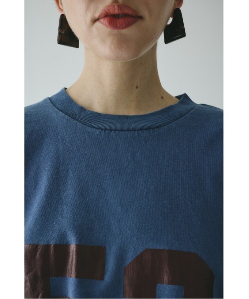 HeRIN.CYE（ヘリンドットサイ）の「No.53 Tee（Tシャツ/カットソー・レディース・グリーン/ネイビー・FREE）」の14枚目の写真