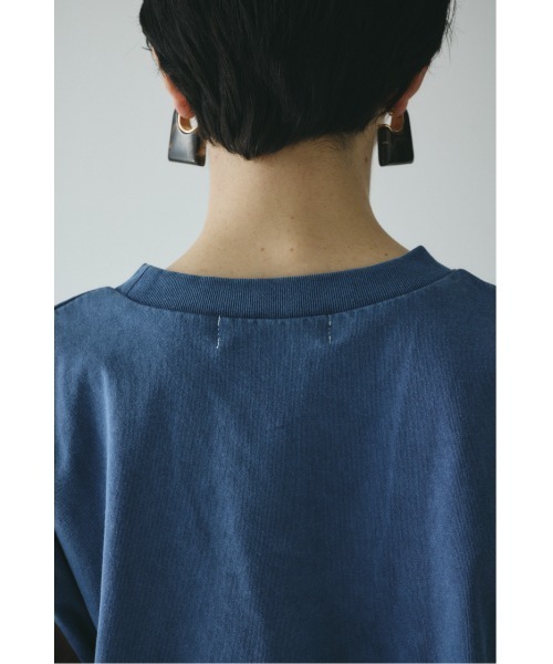 HeRIN.CYE（ヘリンドットサイ）の「No.53 Tee（Tシャツ/カットソー・レディース・グリーン/ネイビー・FREE）」の15枚目の写真