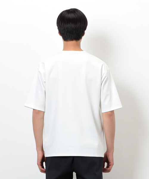 COMME CA ISM(コムサイズム)の「ブロッキングTシャツ(Tシャツ/カットソー・メンズ・ホワイト/ブラック・MEDIUM/LARGE/X-LARGE)」の12枚目の写真